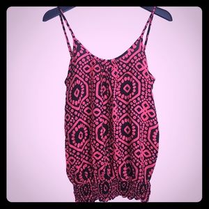 Julie’s Closet Coral & Black Tank